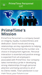 Mobile Screenshot of primetimepersonnel.net